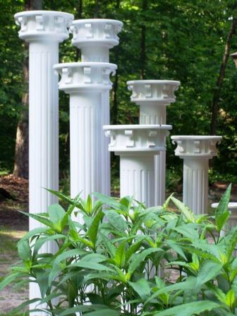 wedding columns